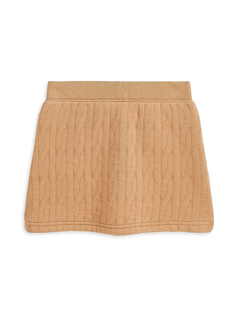Little Girl's & Cotton Knit Skirt