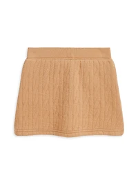 Little Girl's & Cotton Knit Skirt