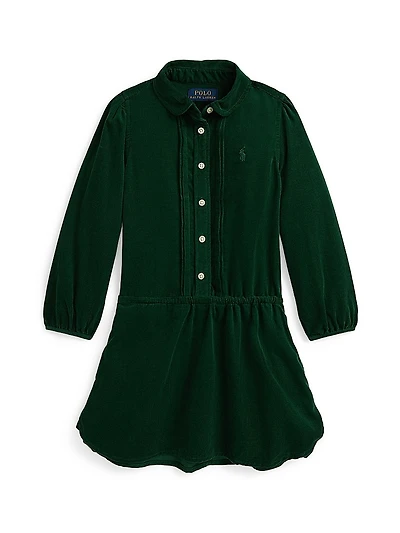 Little Girl's & Corduroy Cotton Shirtdress