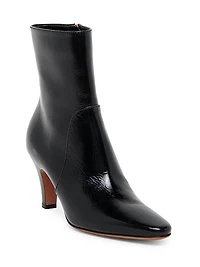 Leather 75MM Ankle Booties