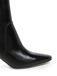 Leather 75MM Ankle Booties