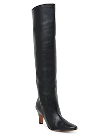 Leather 75MM Over-the-Knee Boots