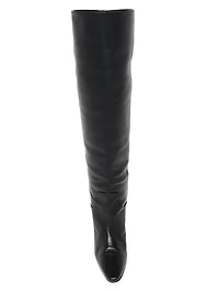 Leather 75MM Over-the-Knee Boots