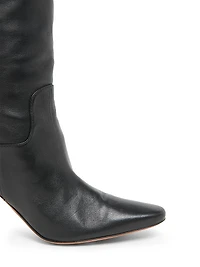Leather 75MM Over-the-Knee Boots