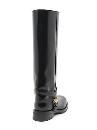 Leather 40MM Platform Boots