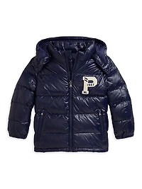 Little Boy's & Nylon Puffer Bomber Jacket