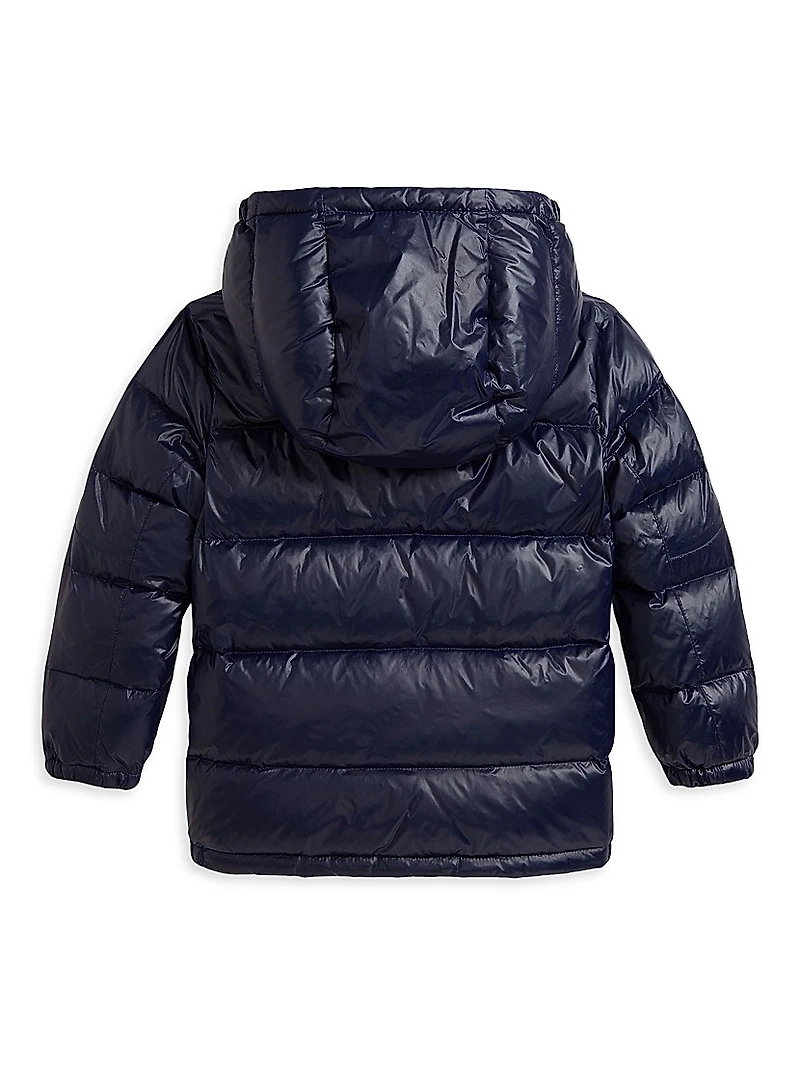 Little Boy's & Nylon Puffer Bomber Jacket