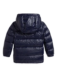 Little Boy's & Nylon Puffer Bomber Jacket