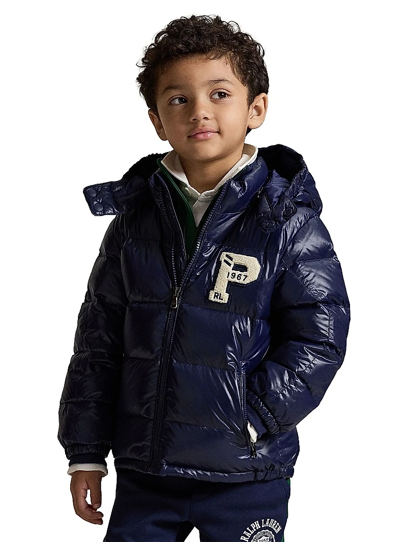 Little Boy's & Nylon Puffer Bomber Jacket