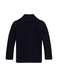 Little Boy's & Shawl Collar Cardigan