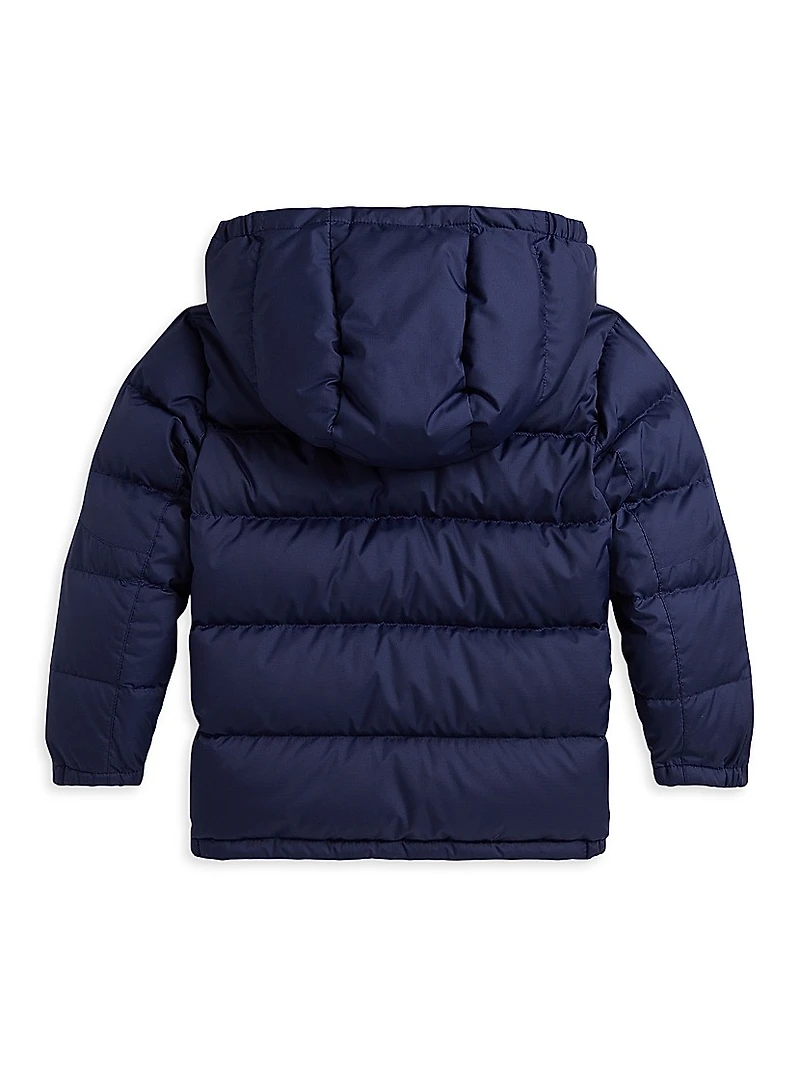 Little Boy's & Down Puffer Bomber Jacket