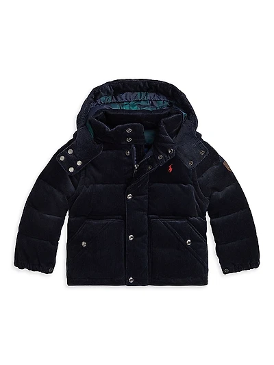 Little Boy's & Corduroy Bomber Jacket