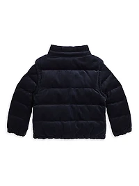 Little Boy's & Corduroy Down Bomber Jacket