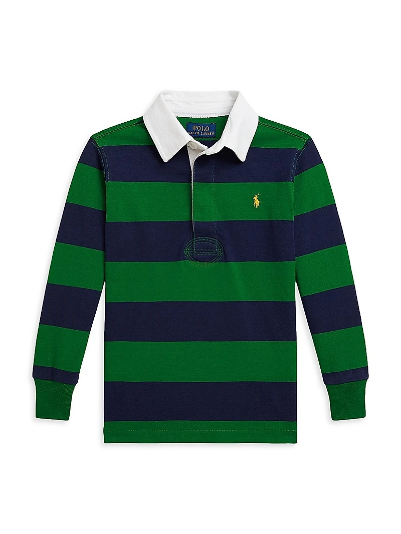 Little Boy's & Classic Striped Rugby Shirt