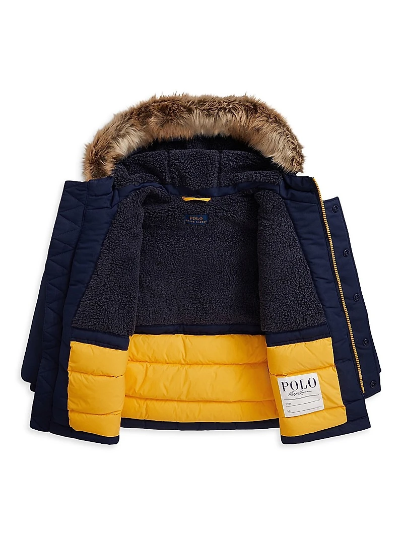 Little Boy's & Surplus-Inspired Down Parka