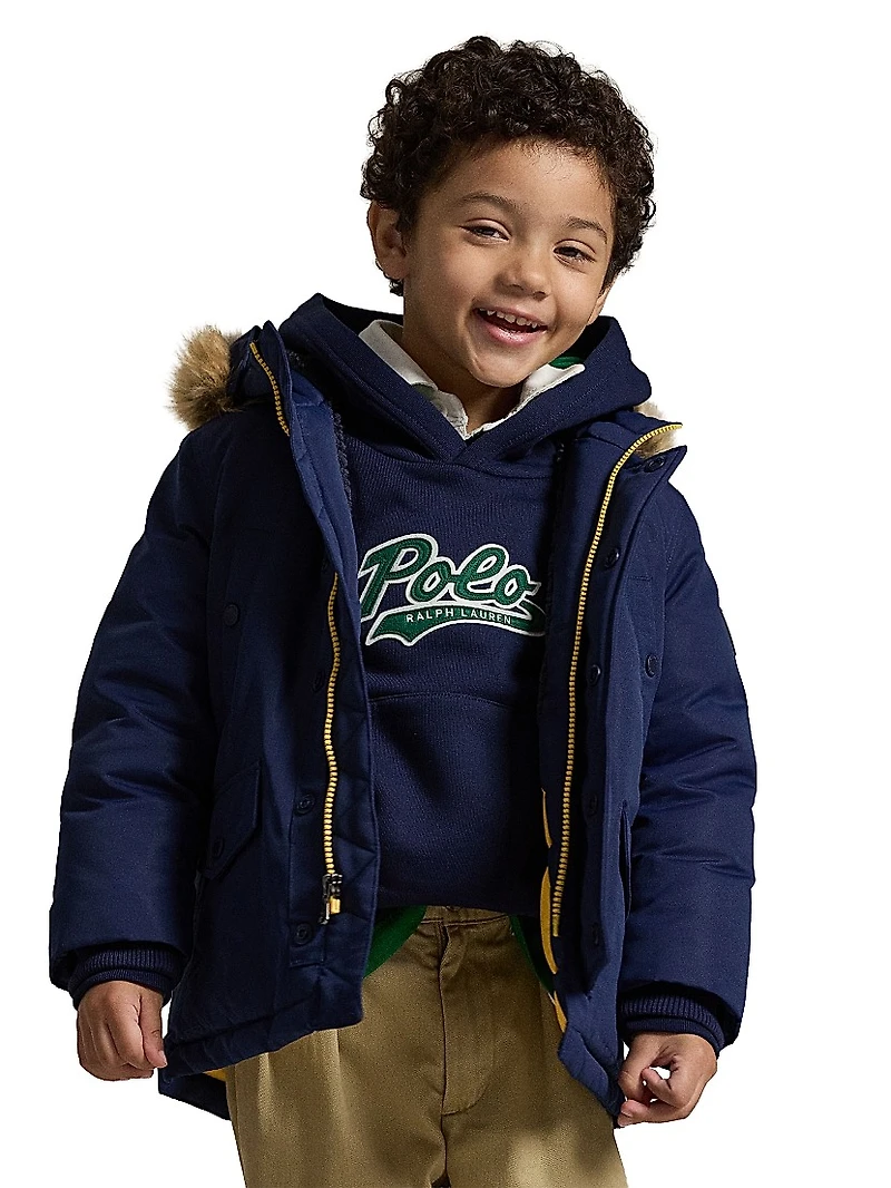 Little Boy's & Surplus-Inspired Down Parka