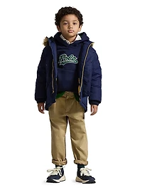 Little Boy's & Surplus-Inspired Down Parka