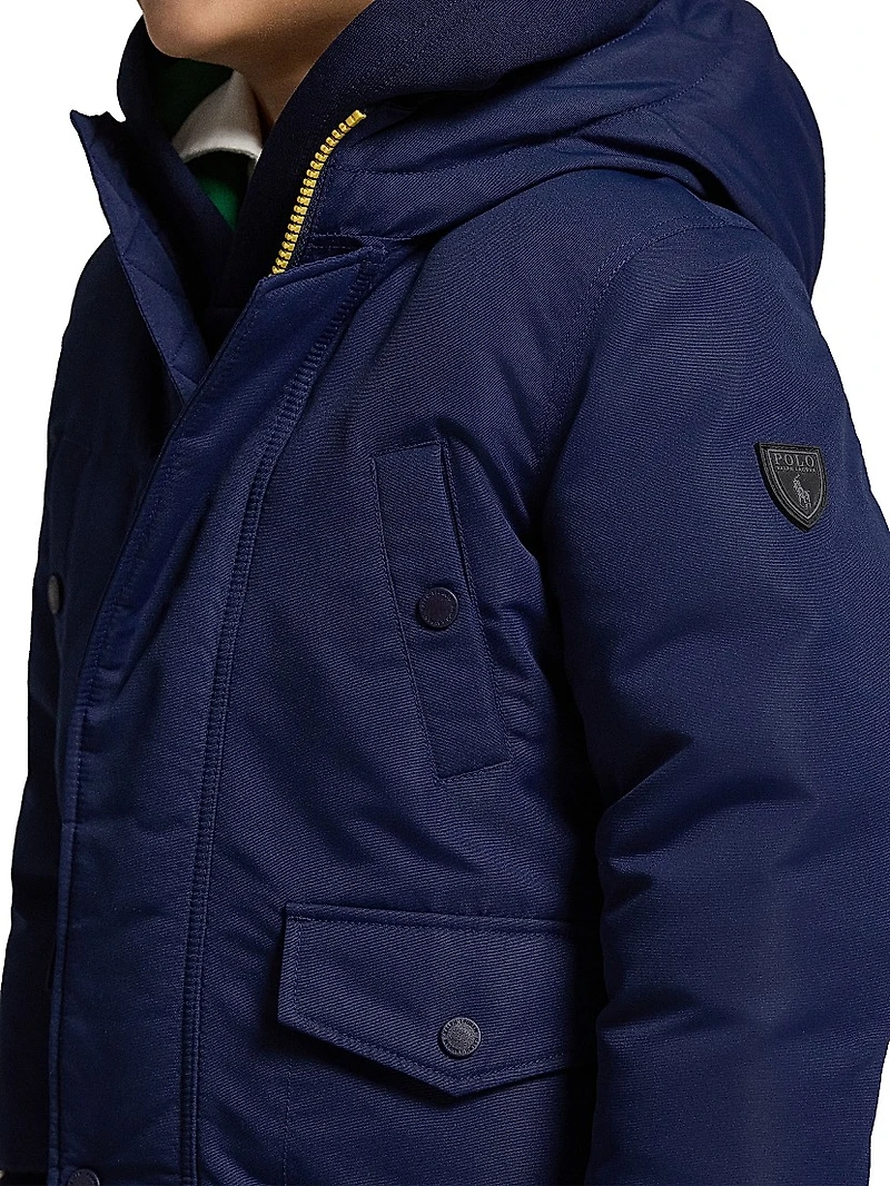 Little Boy's & Surplus-Inspired Down Parka