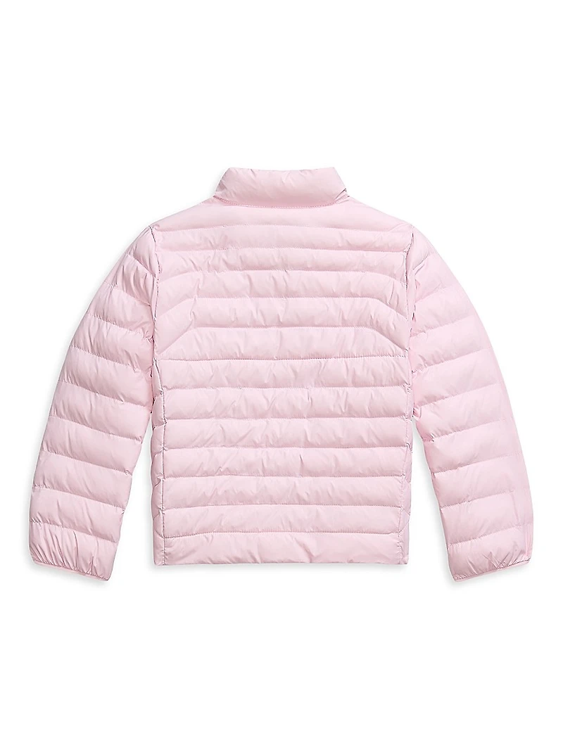 Little Kid's & Colden Puffer Bomber Jacket