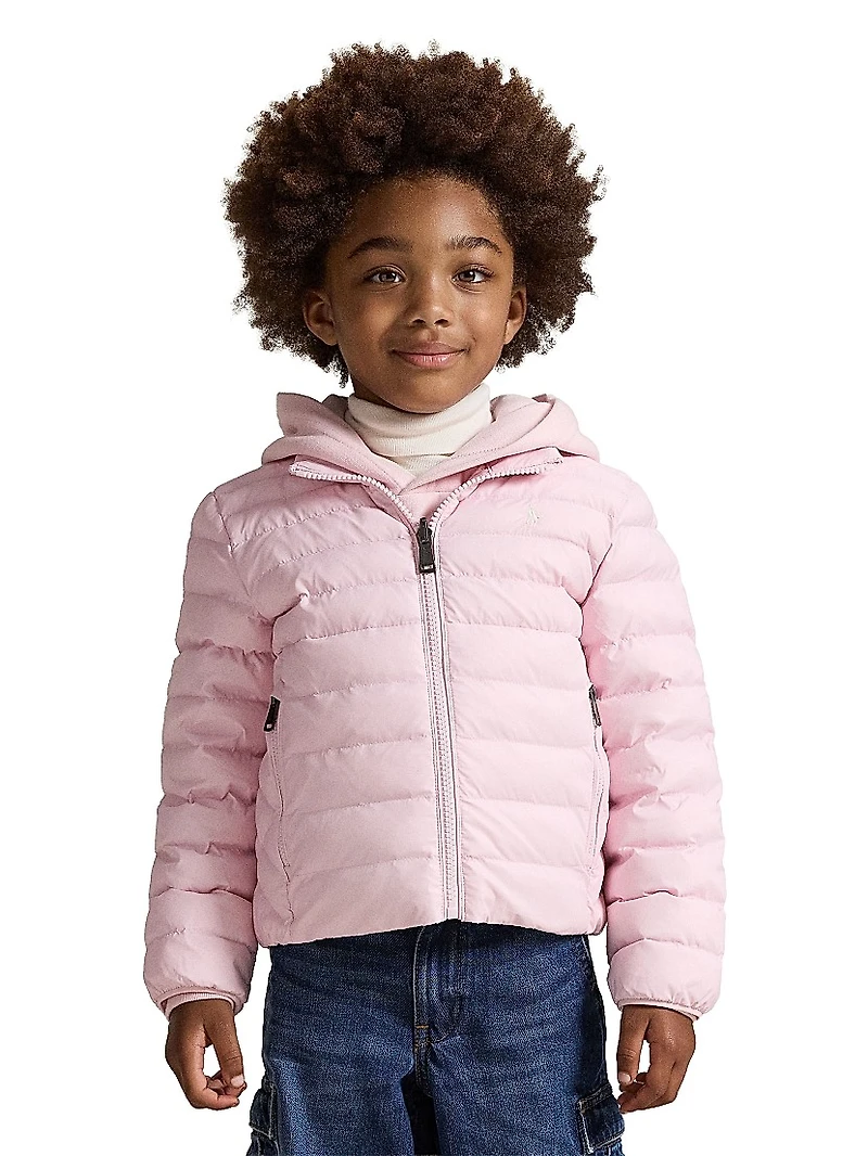 Little Kid's & Colden Puffer Bomber Jacket