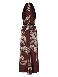 Candelaria Encanto Invernal Printed Slim-Fit Maxi Dress