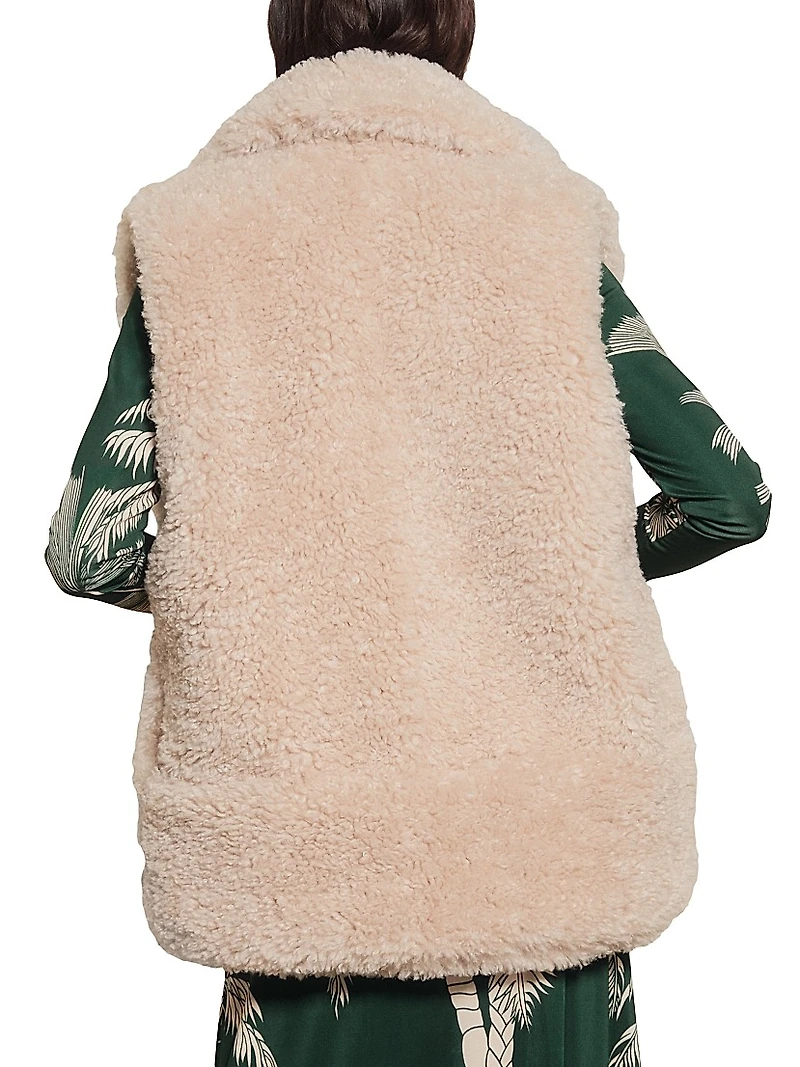 Candelaria Whimsy Faux-Fur Vest