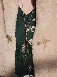 Candelaria Whimsy Faux-Fur Vest