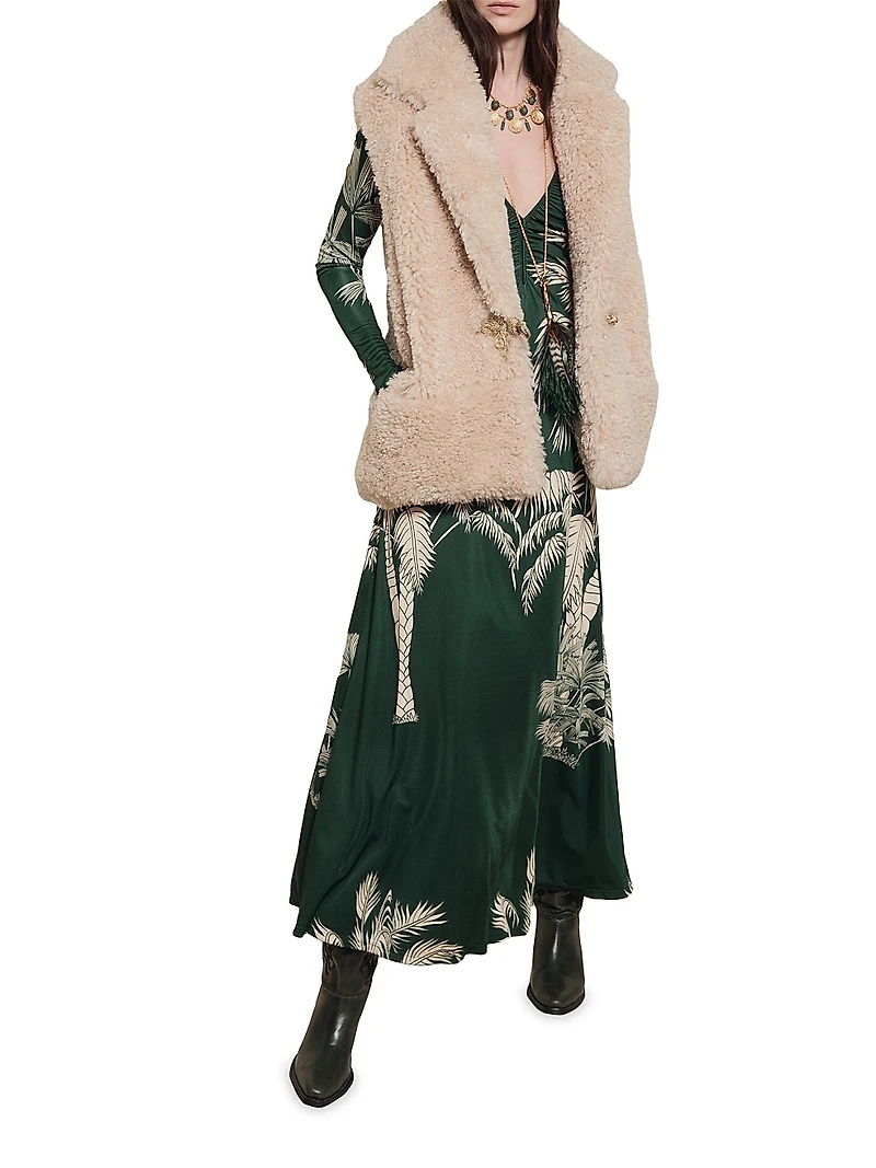 Candelaria Whimsy Faux-Fur Vest