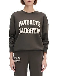 Collegiate Cotton-Blend Sweatshirt