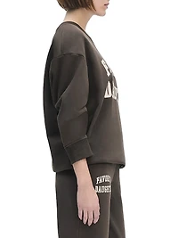 Collegiate Cotton-Blend Sweatshirt