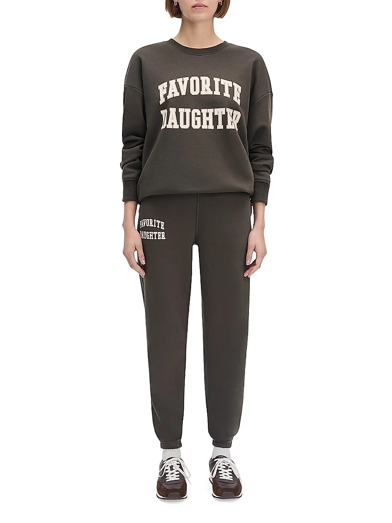 Collegiate Cotton-Blend Sweatshirt