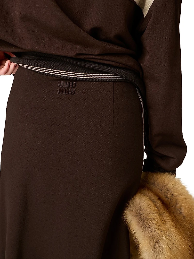 Milano Rib Knit Skirt