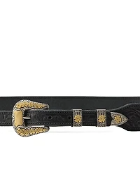 Tooled Leather Belt