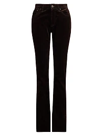 Seth Stretch-Velvet Skinny Pants