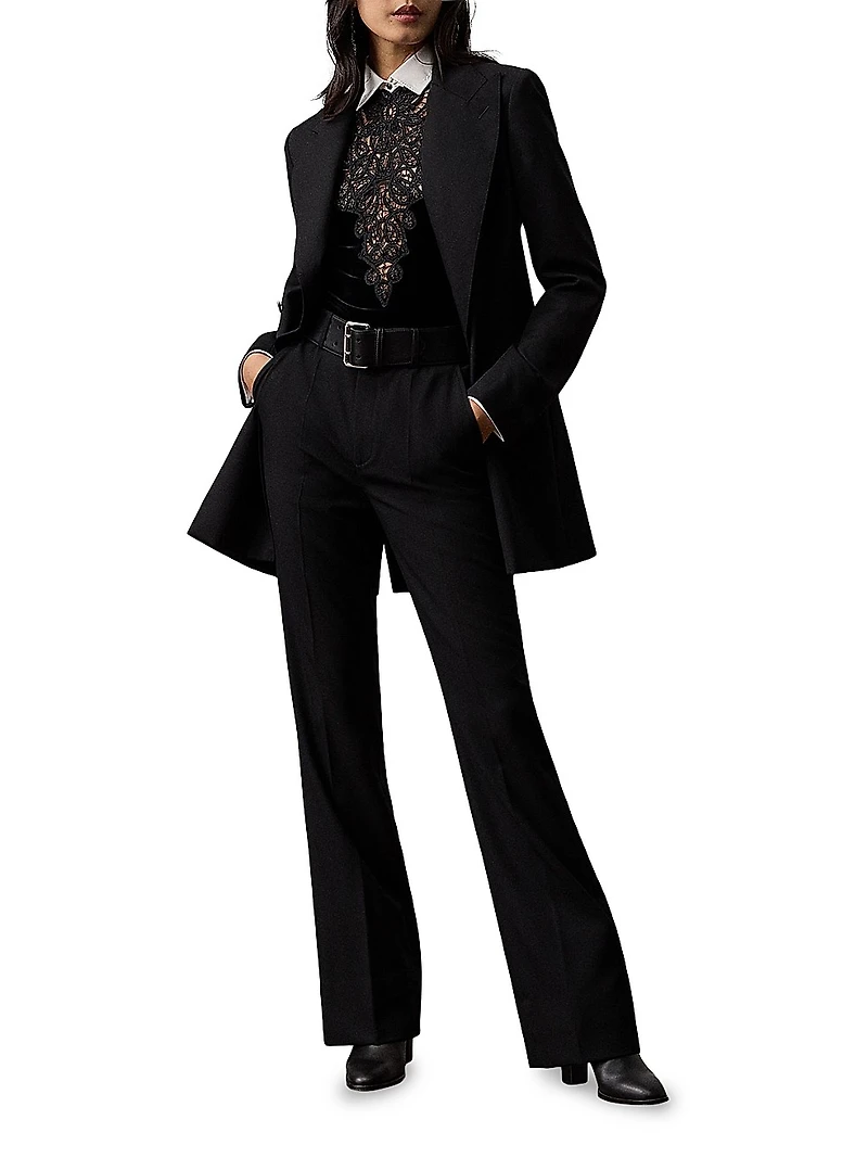Missy Embellished-Velvet Shirt