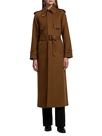 Wilen Double-Faced Wool-Cashmere Coat