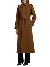 Wilen Double-Faced Wool-Cashmere Coat