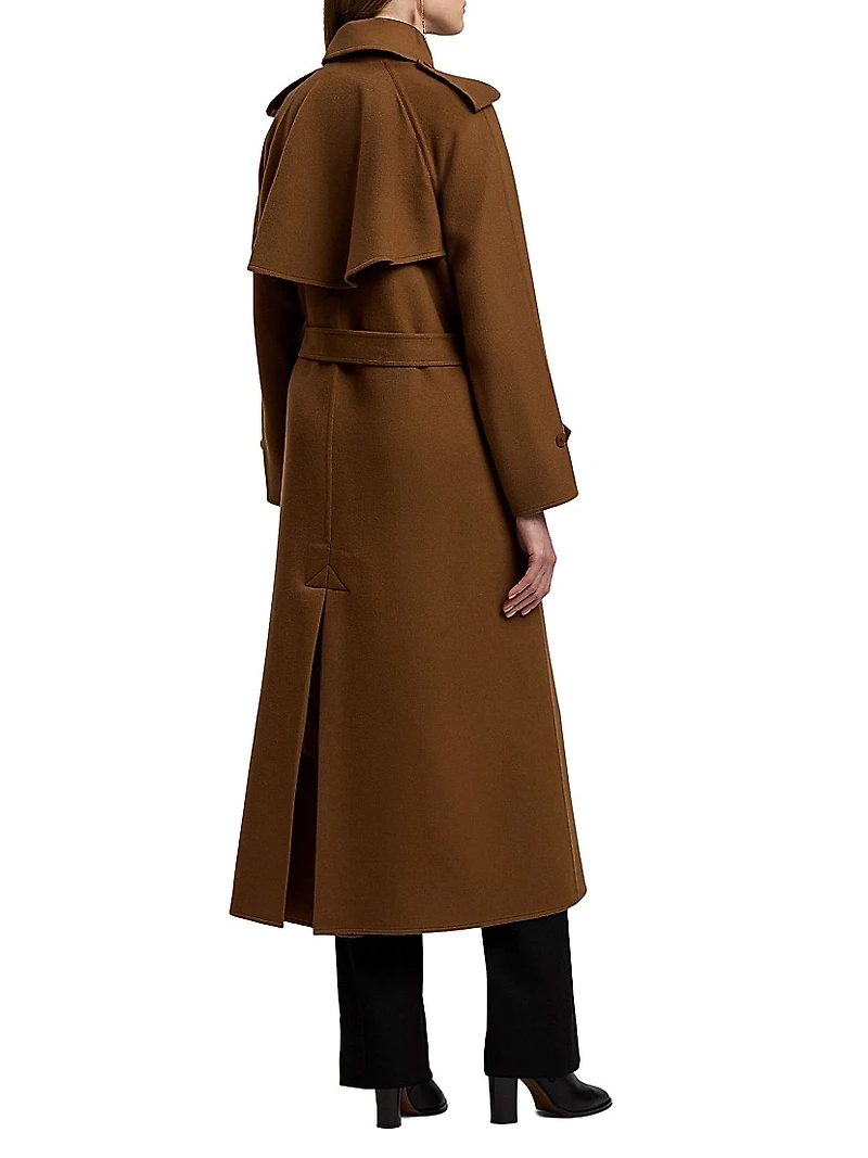 Wilen Double-Faced Wool-Cashmere Coat