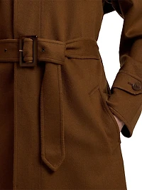 Wilen Double-Faced Wool-Cashmere Coat