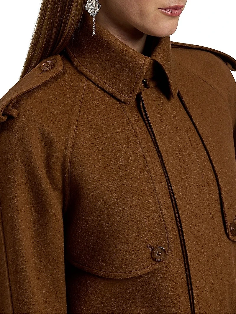 Wilen Double-Faced Wool-Cashmere Coat