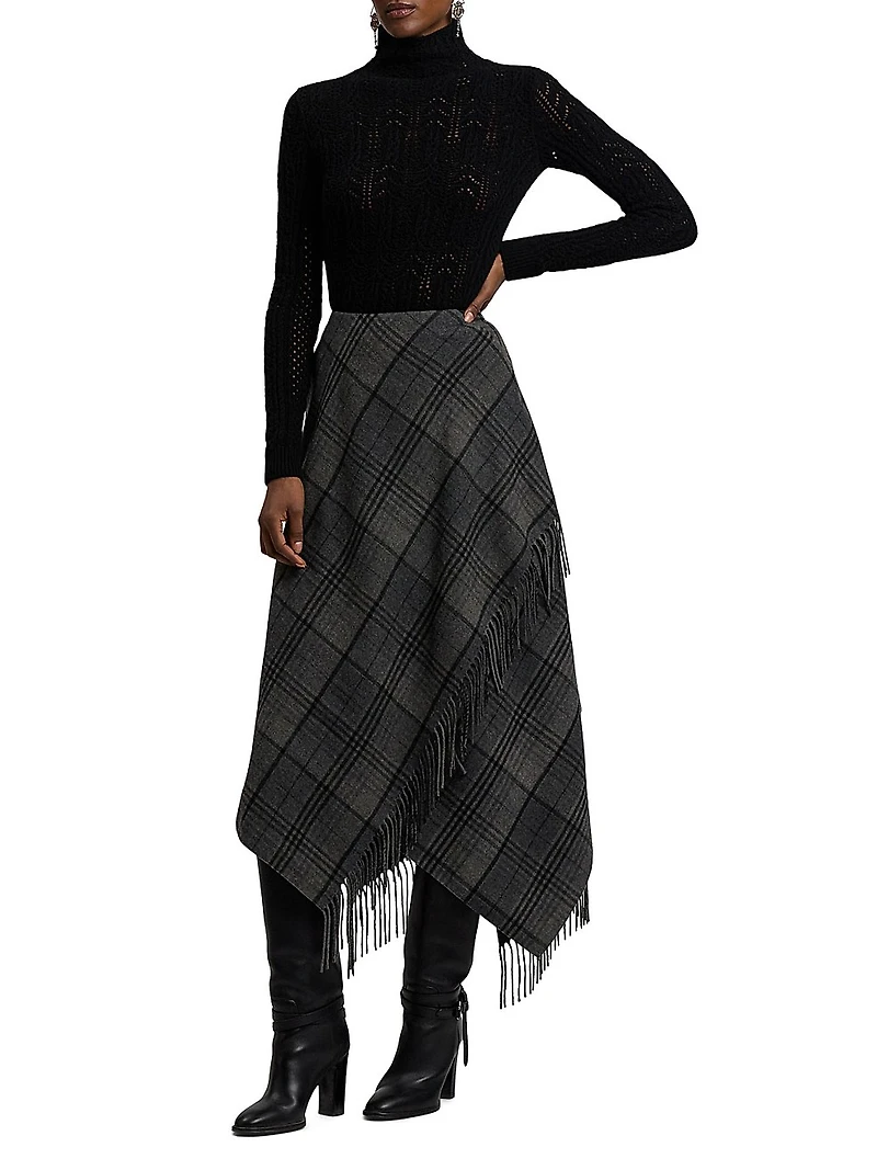 Pointelle Knit Cashmere Sweater