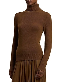 Lofty Turtleneck Cashmere Sweater