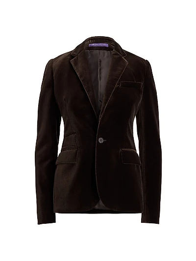 Parker Stretch Velvet Jacket
