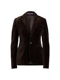 Parker Stretch Velvet Jacket