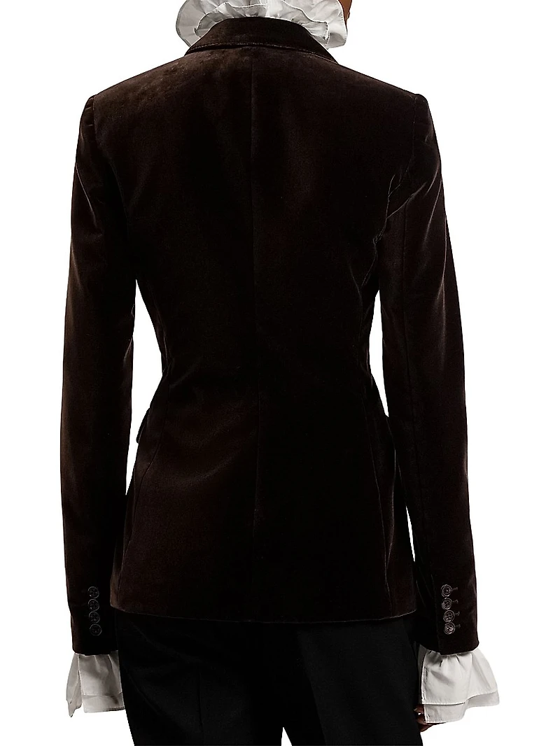 Parker Stretch Velvet Jacket