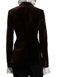 Parker Stretch Velvet Jacket