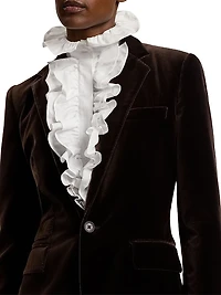 Parker Stretch Velvet Jacket