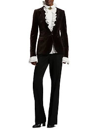 Parker Stretch Velvet Jacket