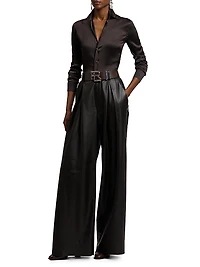 Cameron Stretch-Silk Straight-Fit Shirt