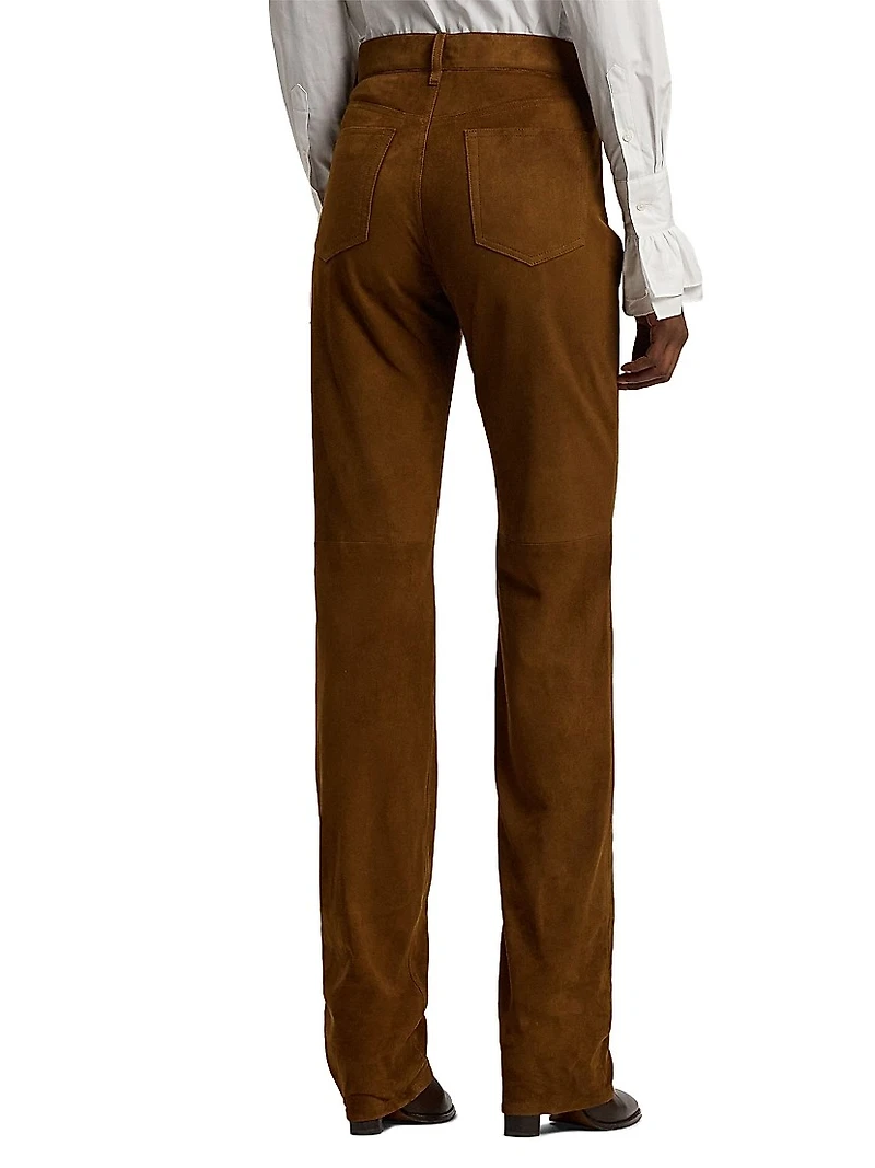Scottie Suede Skinny Pants